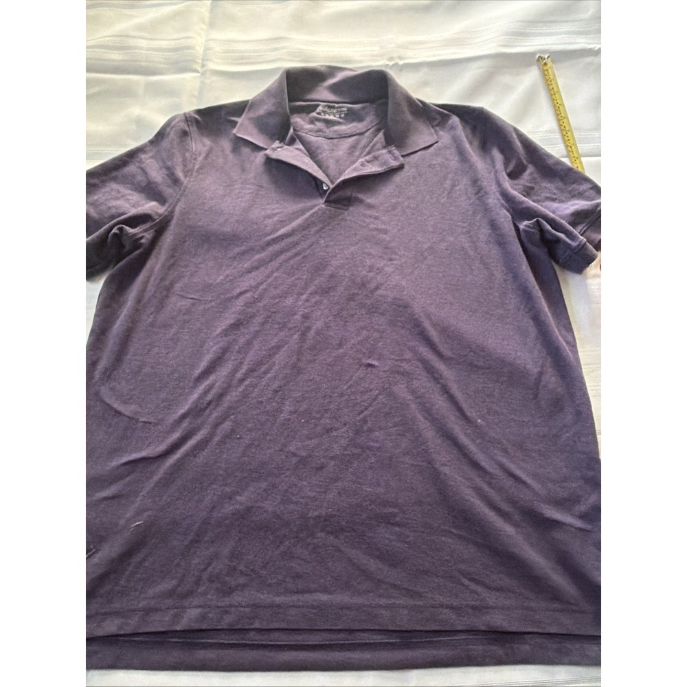 Croft & Barrow Mens XL True Comfort Pique Polo Shirt Purple Short Sleeve Cotton